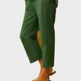 Летни панталони от лен и памук