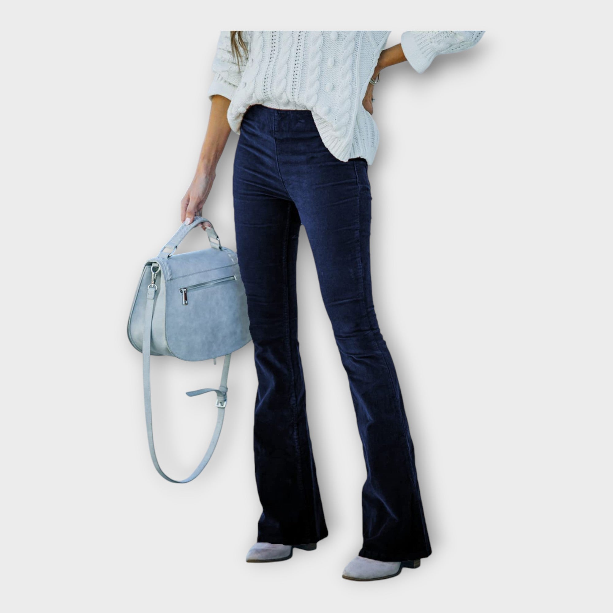 Елегантни Панталони с Разширяваща Се Кройка